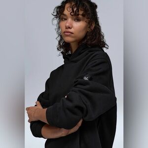 Alo Yoga Renown Heavy Weight Hoodie Unisex 2XL Black